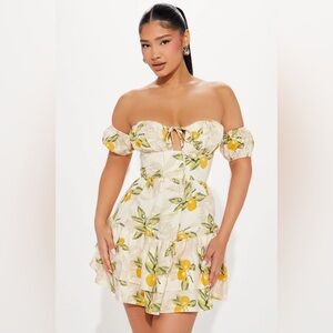 Floral Off-Shoulder Dress